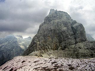 dalla Spalla del Duranno in vista del versante settentrionale del monte